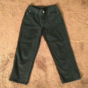 Christopher Blue Black Cropped Stretch Jeans Size 6